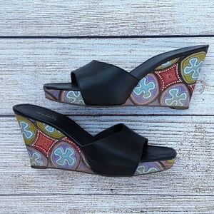 Sam & Libby Paisley Platforms EUC 9